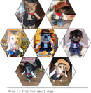 Funny Pet Dog Cat Halloween Costume Dog Cowboy Clothes Pet Dog Costumes for Small Dogs Cosplay Cat Accessories