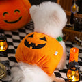 Halloween Pet Pumpkin Costume Cats Dogs Teddy Funny Transforming Costume Autumn Winter Festival Pet Clothing