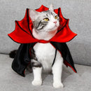 Cool Bat Transformation Halloween Pet Costume Stand-collar Comfortable Cat Cosplay Cloak Bow Easy To Wear Kitten Dress Party
